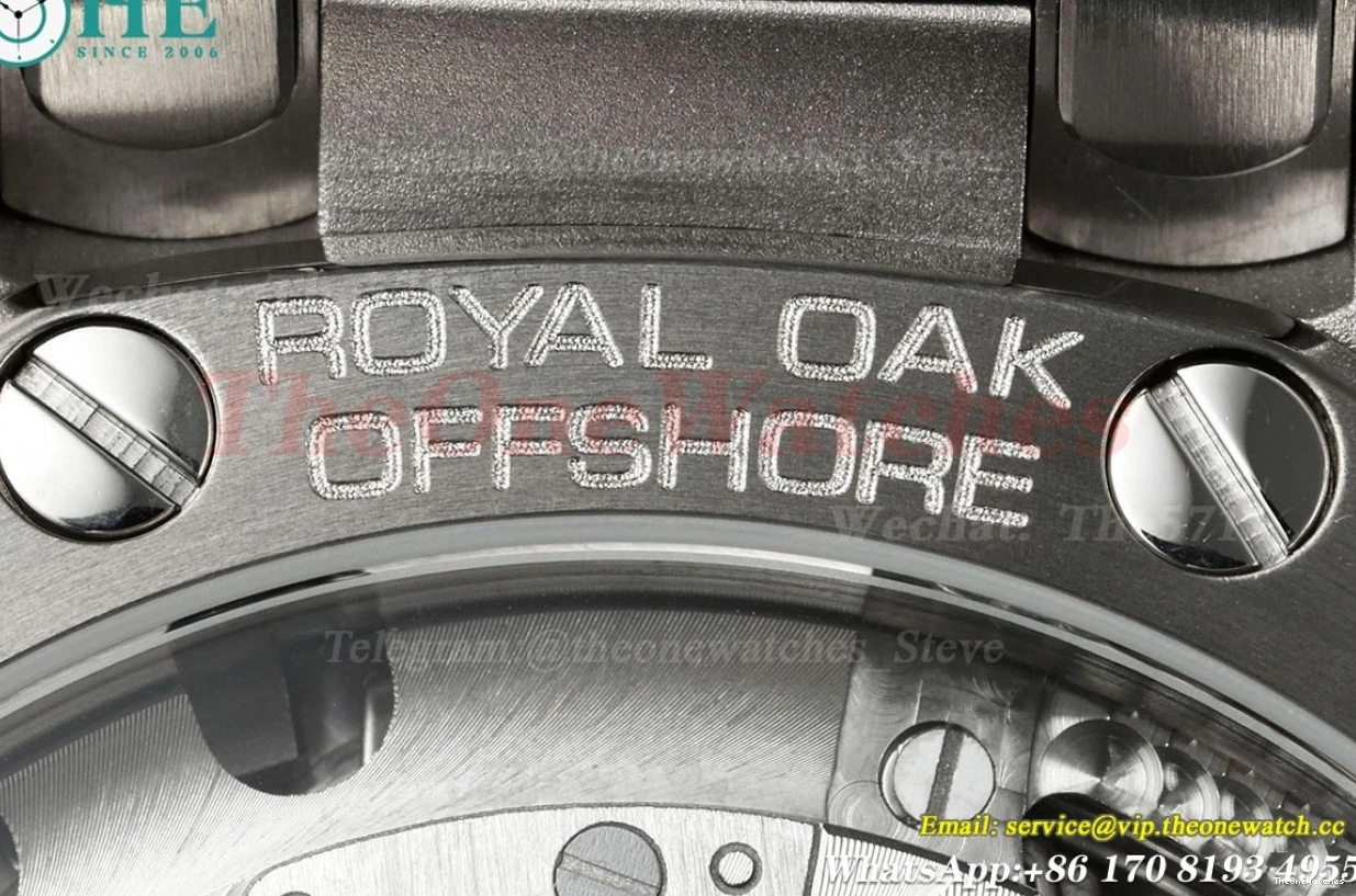 SS Oak Offshore 26420 Royal Wht APPF Blue A4401 RU 43mm 0331